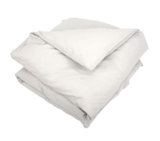 Housse De Couette Uni 300x240 Cm Coton Alto Calcium