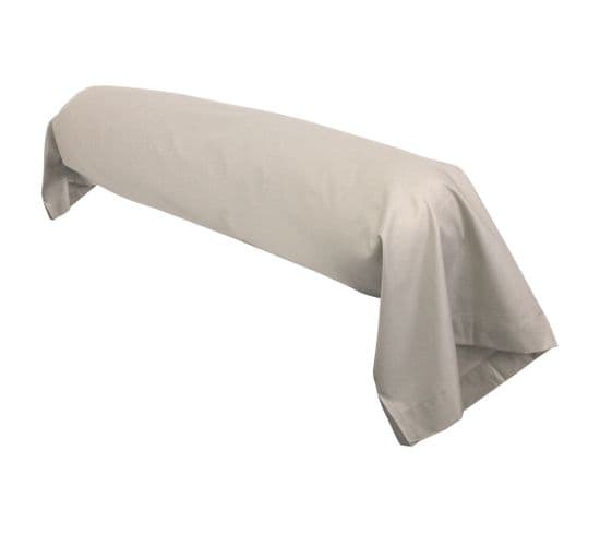 Taie De Traversin Uni 140x43 Cm Coton Alto Chamois