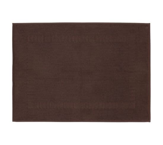 Tapis De Bain 50x70 Cm Pure Marron 700g/m2