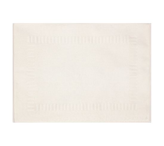 Tapis De Bain 50x70 Cm Pure Ivoire 700g/m2