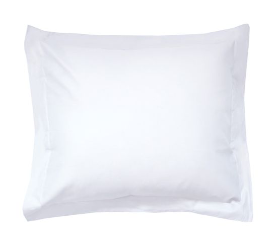 Taie D'oreiller Uni 100x80 Cm Coton Alto Blanc