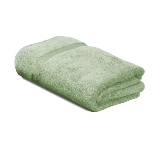 Serviette De Toilette 50x100 Cm Royal Cresent Vert Céladon 650g/m2