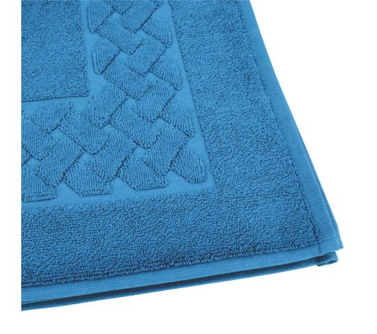 Tapis De Bain 50x80 Cm Royal Cresent Bleu Céleste 850g/m2