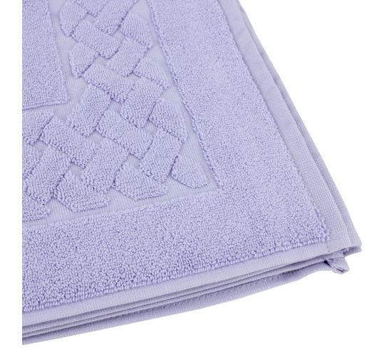 Tapis De Bain 50x80 Cm Royal Cresent Bleu Lavande 850g/m2