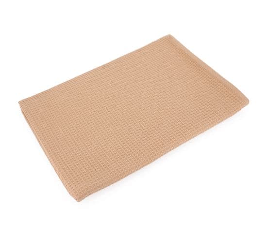 Drap De Bain 90x160 Cm Nid D'abeille Pure Waffle 300 G/m² Beige