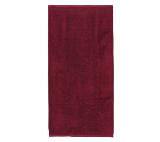 Drap De Douche 70x140 Cm Juliet Rouge Bordeaux 520g/m2