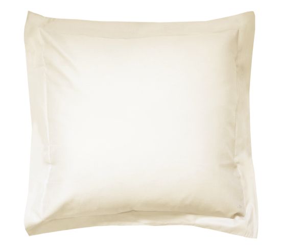 Taie D'oreiller Uni 80x80 Cm Coton Alto Crème