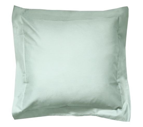 Taie D'oreiller Uni 65x65 Cm Coton Alto Vert Fleur D'amandier