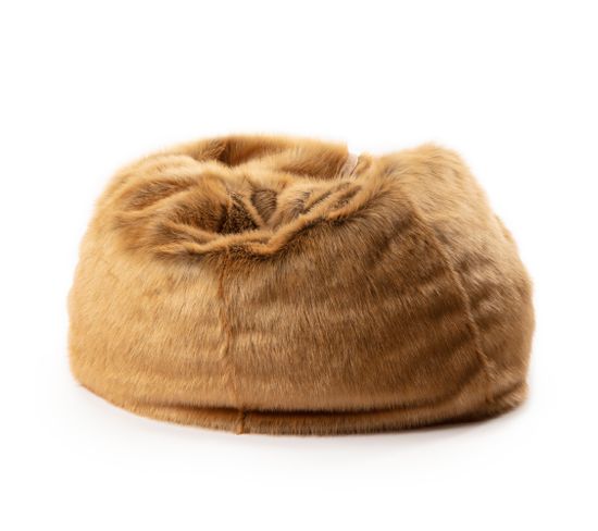 Pouf En Peluche Lièvre Brun Lewis Avec Remplissage