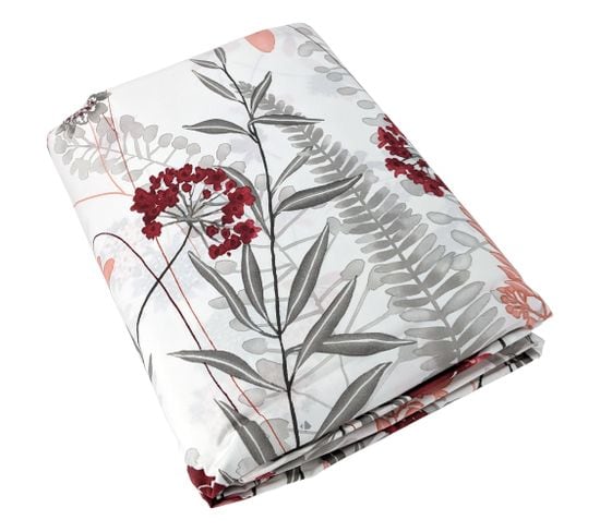 Housse De Couette 240x220 Cm Percale Pur Coton Petite Folie Rouge