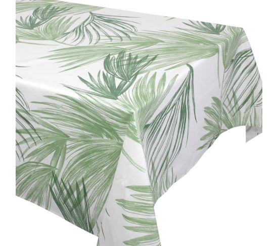 Nappe Rectangle 160x250 Cm Oasis Vert Coton +