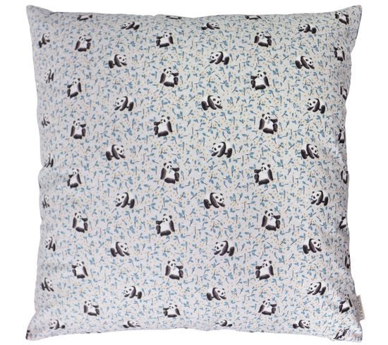 Housse De Coussin 70x70 Cm Tao Gris Perle