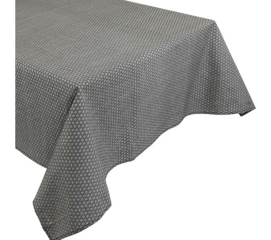 Nappe Rectangle 150x250 Cm Saki Noir/blanc