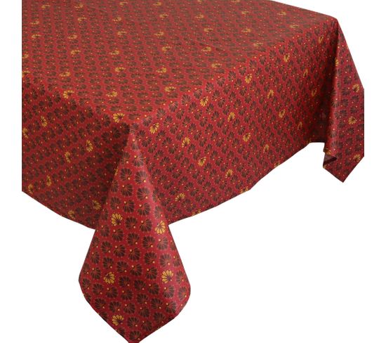 Nappe Rectangle 150x250 Cm Diva Rouge