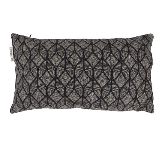 Housse De Coussin 30x50 Cm Noumea Gris Anthracite