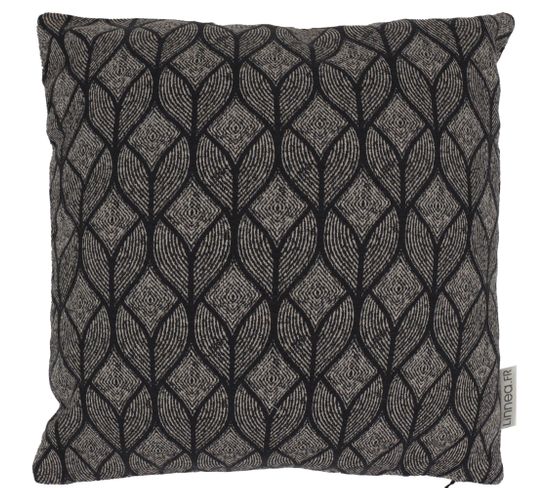 Housse De Coussin 40x40 Cm Noumea Gris Anthracite