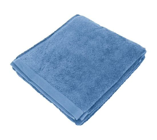 Drap De Bain 100x150 Cm Softy Bleu Mer