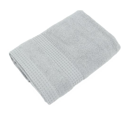 Serviette De Toilette 50x100 Cm Natural Gris Platine