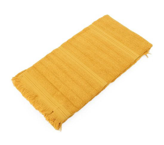 Drap De Douche 70x140 Cm Natural Stripes Curry