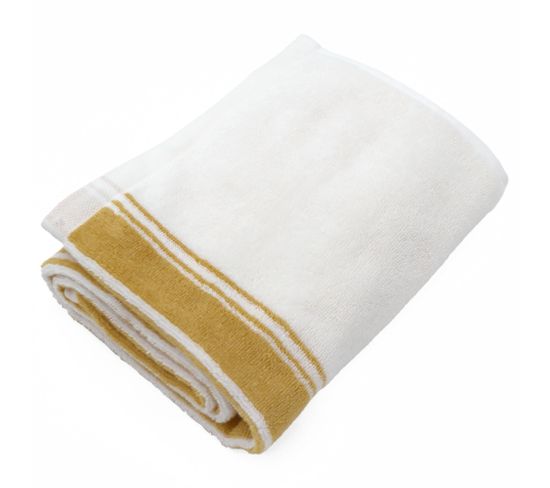 Serviette De Toilette 50x100 Cm Coton Ribbon Ii Jaune