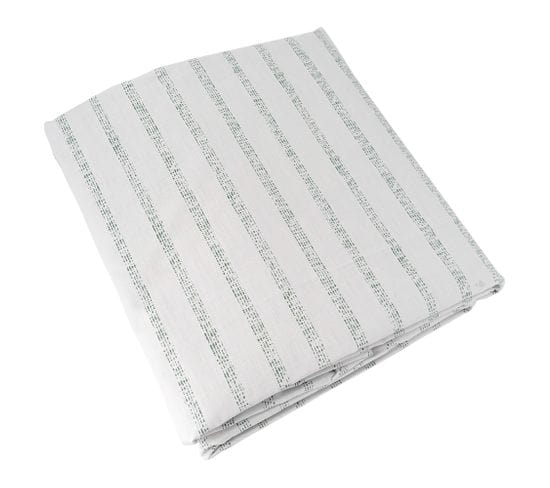 Housse De Couette 200x200 Cm Percale Coton Gaby Vert Kaki