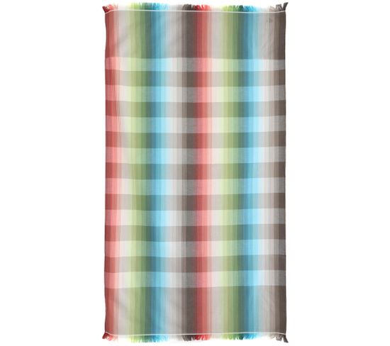 Drap De Plage Fouta En Coton 100x180 Cm Ysea Multicolore