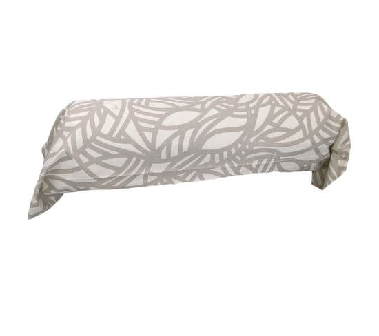 Taie De Traversin 240x43 Cm Coton Lavé Serena Beige Écru