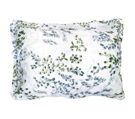 Taie D'oreiller 50x70 Cm Satin De Coton Angèle Vert Tilleul