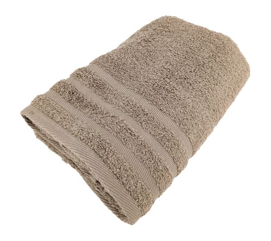 Serviette De Toilette 50x100 Cm Efficience Pure Marron Roble