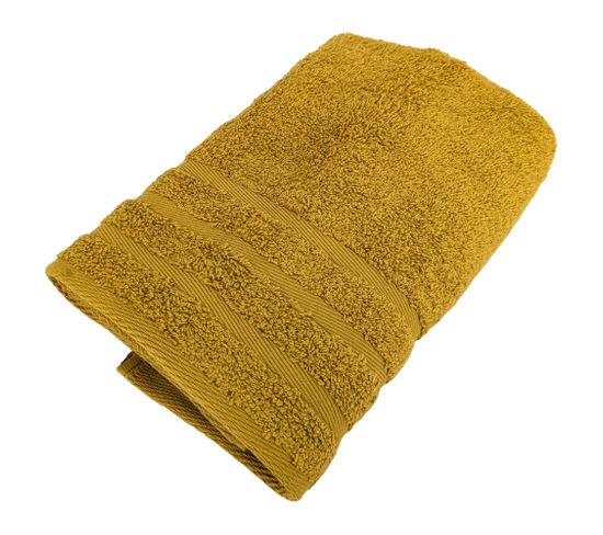 Serviette De Toilette 50x100 Cm Efficience Pure Jaune Mimbre