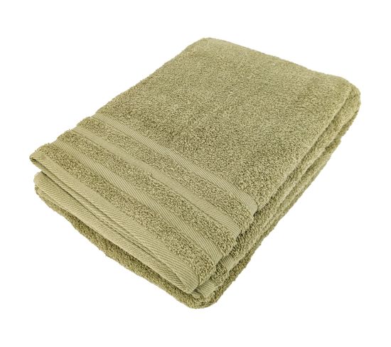 Drap De Bain 100x150 Cm Efficience Pure Vert Olive