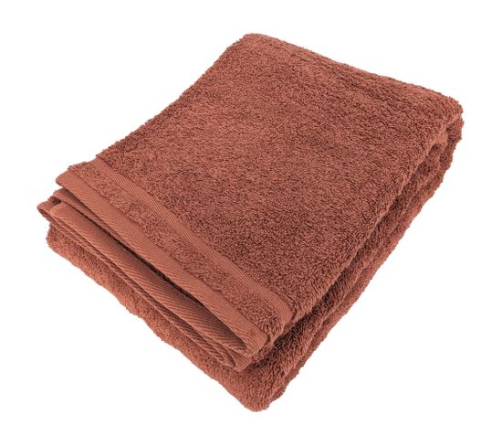 Drap De Bain 100x150 Cm Efficience Pure Rouge Country