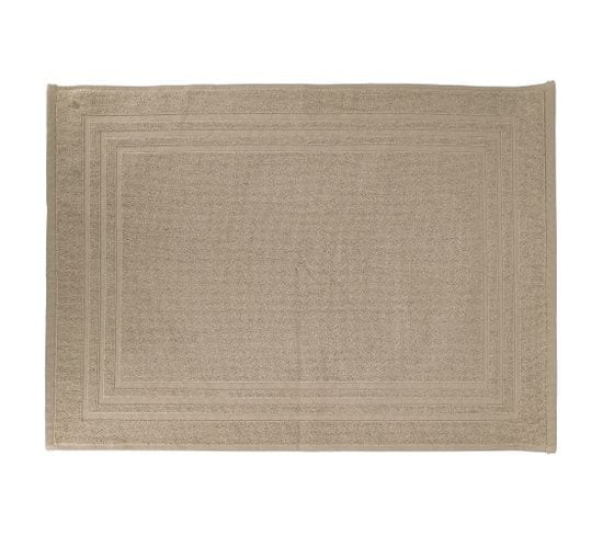 Tapis De Bain 50x70 Cm Efficience Pure Marron Roble