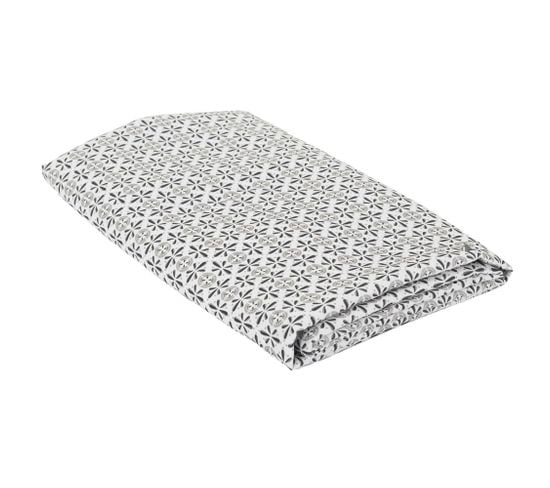 Nappe Antitache 140x240 Cm Vita 100% Polyester Motifs Géométriques Gris