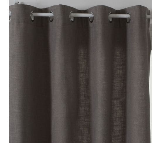 Rideau Clem - 140 X 260 Cm - Gris Foncé