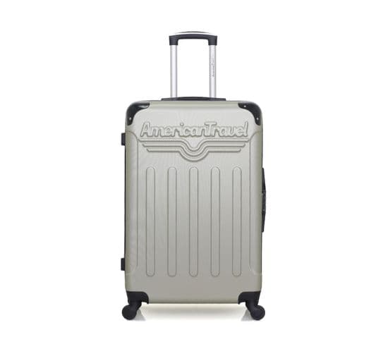 Valise Grand Format Abs Harlem-a 4 Roues 70 Cm