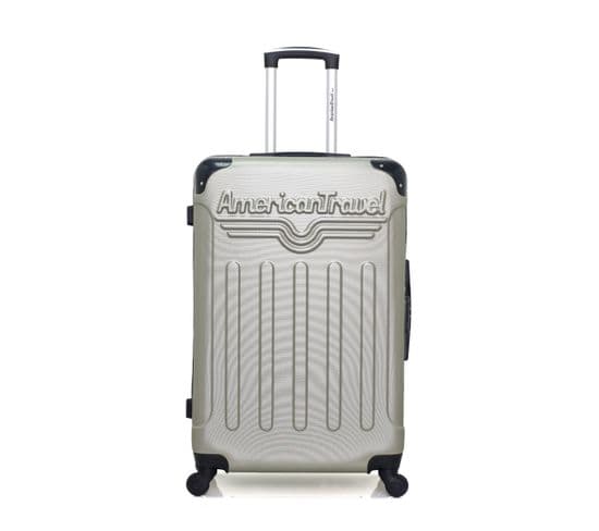 Valise Grand Format Abs Harlem-a 4 Roues 70 Cm