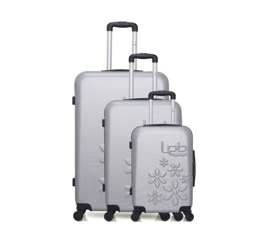 Set De 3 Valises Abs Eleonor 4 Roues