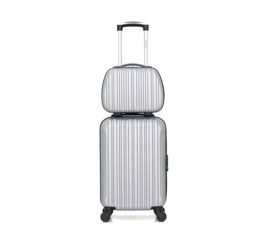 Valise Cabine Et Vanity Abs Alpes-h 4 Roues