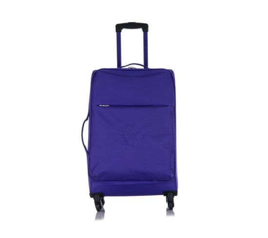 Valise Cabine Polyester Anais 4 Roues 55 Cm