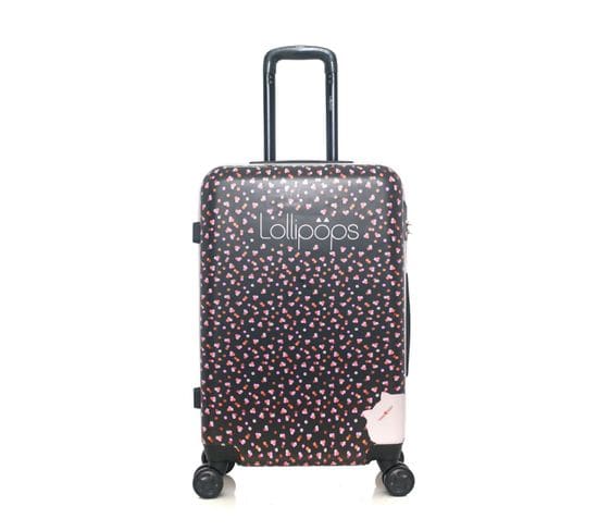 Valise Weekend Abs/pc Coquelicot 4 Roues 65 Cm