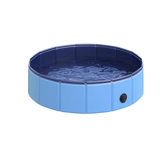 Piscine Bassin Chien Diamètre 80 Cm Bleu