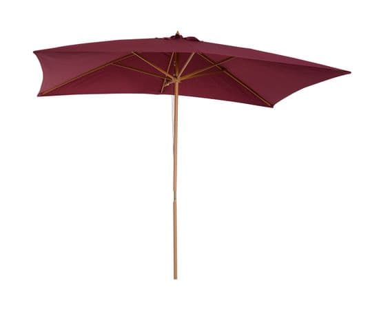 Parasol Droit Rectangulaire Bordeaux