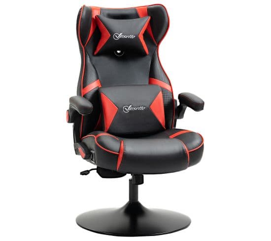 Fauteuil De Bureau Gamer Réglable Fonction Audio Intégrée