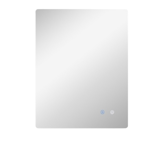Miroir Rectangulaire Mural Lumineux LED 80 X 60 Cm Transparent
