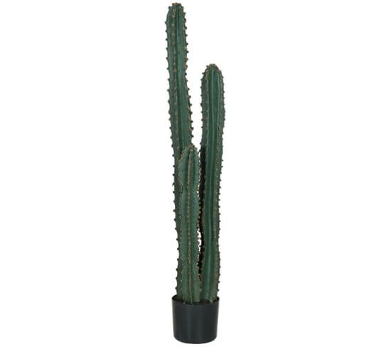 Cactus Artificiel Grand Réalisme Dim. Ø 18 X 120h Cm Vert
