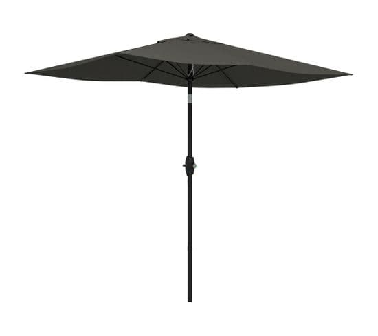 Parasol Inclinable De Jardin 3x2 m Alu. Polyester Anti Uv 50+