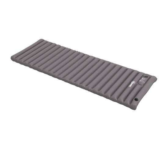 Matelas Gonflable Simple - Sac De Transport Inclus - Gris