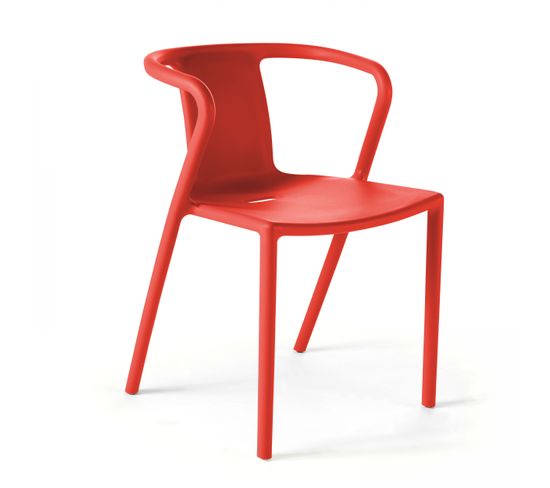 Fauteuil En Plastique Rouge