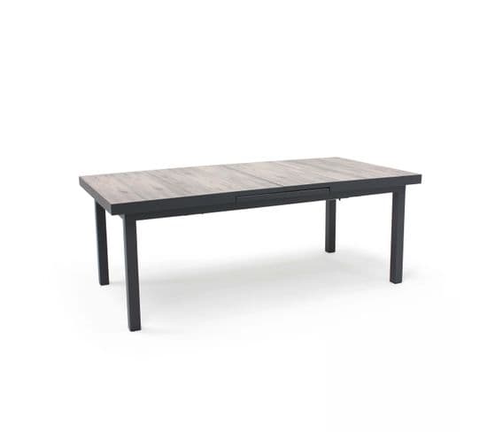 Tivoli - Table Extensible 8 Chaises Et 2 Fauteuils En Aluminium Et Céramique
